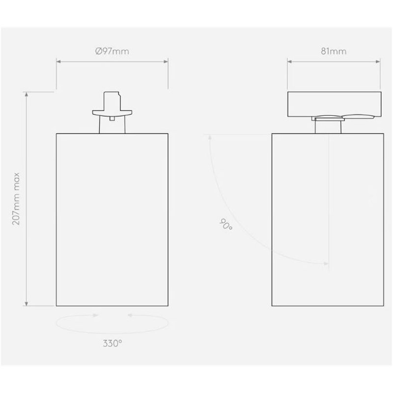 Astro Can 100 Track Schienenleuchte