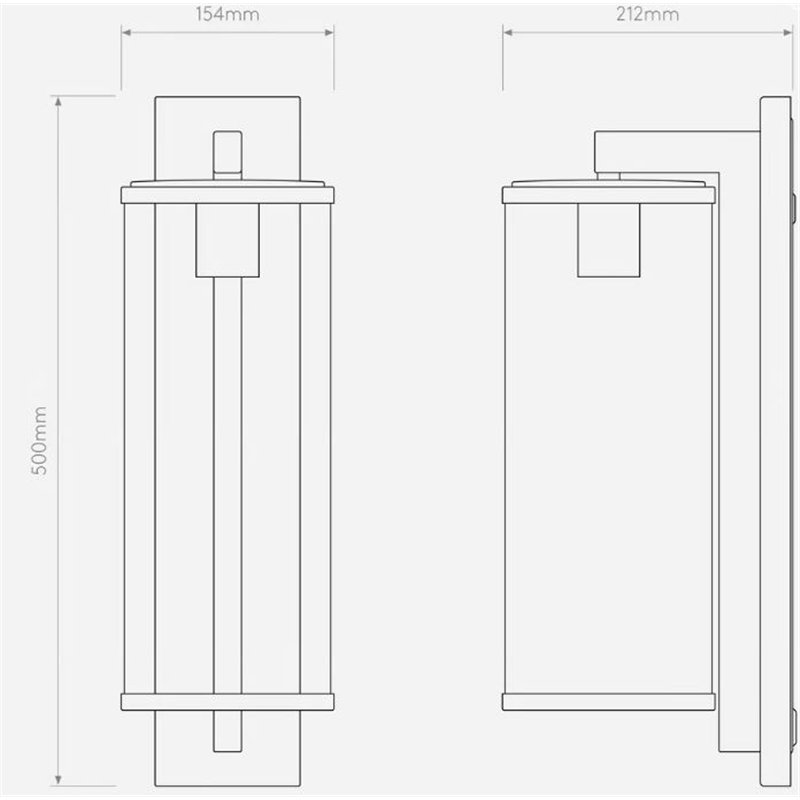 Astro Pimlico 500 wall lamp