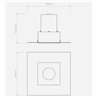 Astro Trimless Square recessed spot