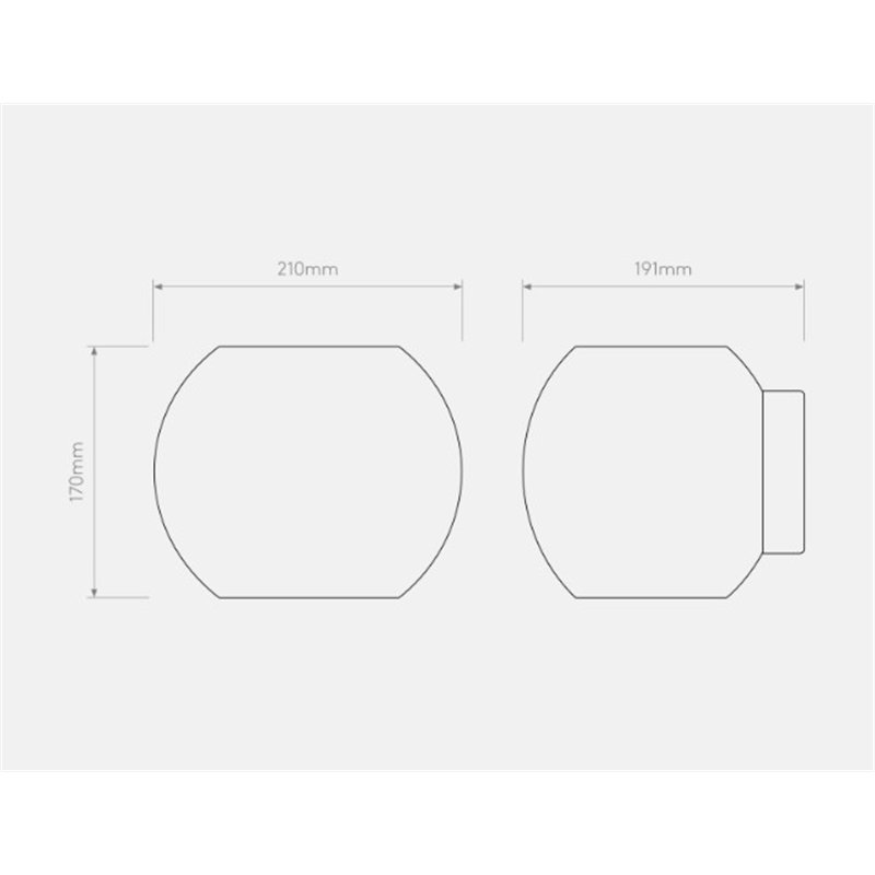 Astro Luna Wandlampe