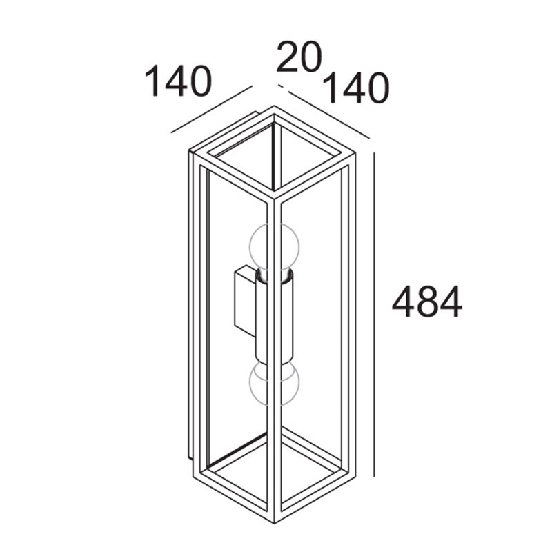 Delta Light MONTUR L O E27 Wall lamp - Outlet