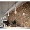 Modular Tulip blossom (power feed recessed) E27 Suspension lamp - White + Gold - Outlet