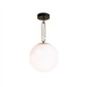 Artemide Nh 35 Ceiling Black - Brass ceiling lamp - Outlet