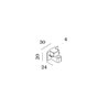 Wever & Ducré 1-phase track | Left/Right End Cap