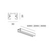 Wever & Ducré 1-phase track | surface/suspended Track Profile 3m