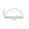 Nordlux Scorpius Maxi [IP44] wall lamp - Outdoor