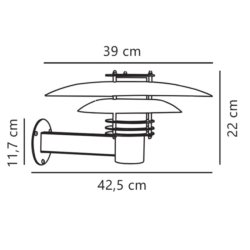 Nordlux Phoenix [IP54] wall lamp - Outdoor