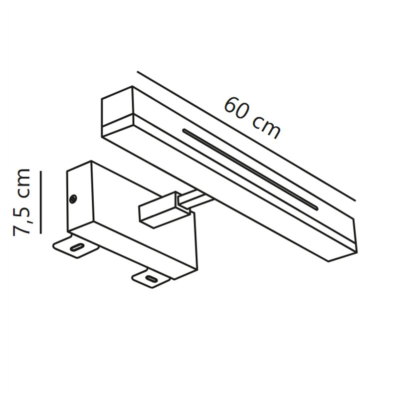 Nordlux Otis 60 [IP44] 2-step wall lamp