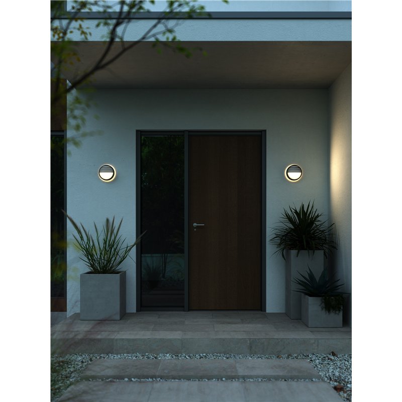 Nordlux Oliver [IP54] Round 20 wall lamp