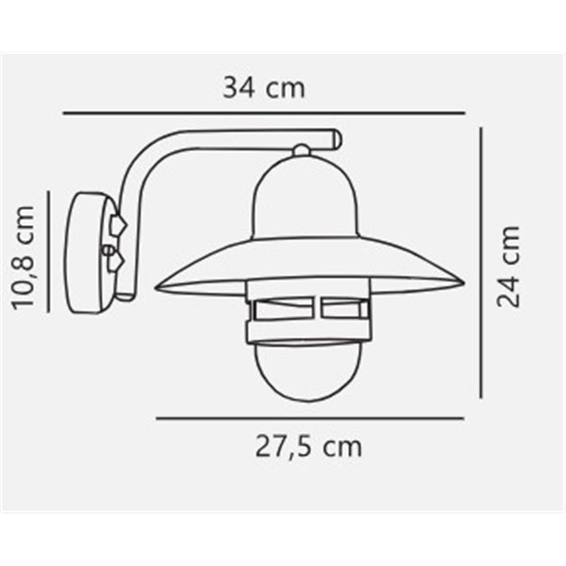 Nordlux Nibe [IP54] Wandlampe - Outdoor