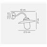 Nordlux Luxembourg [IP54] Wandlampe - Outdoor