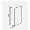 Nordlux Fold 15 [IP54] wall lamp - Outdoor