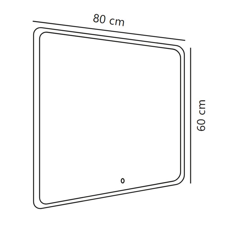 Nordlux Dovina Rectangle 80x60 [IP44] wall lamp