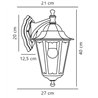 Nordlux Cardiff Down [IP44] wall lamp - Outdoor