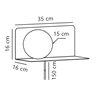 Nordlux Lilibeth 35 wall lamp