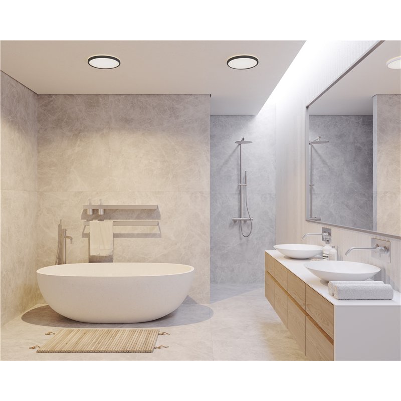 Nordlux Oja 29 [IP54] 3-step 3000/4000K ceiling lamp