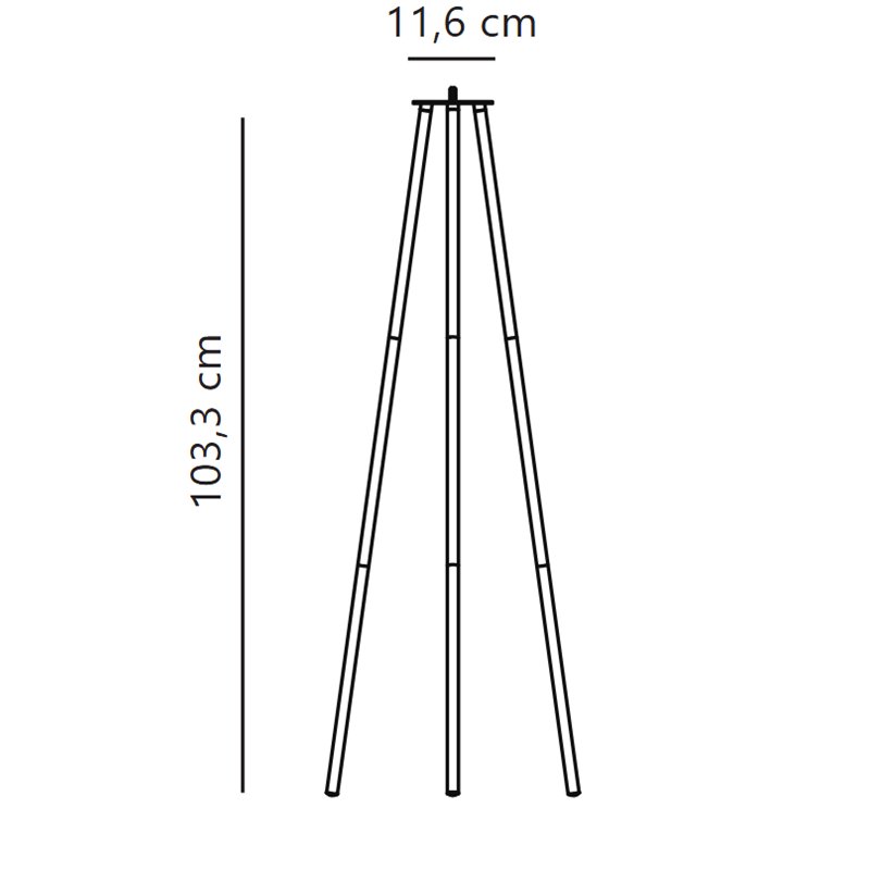 Nordlux Kettle Tripod Floor 110 floor lamp - Outdoor