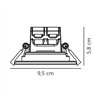 Nordlux Alec [IP44] 3-step recessed spot