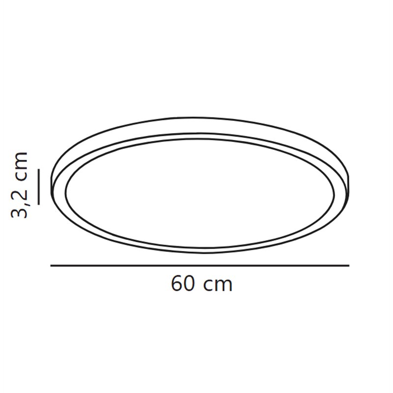 Nordlux Oja 60 3-step Dim ceiling lamp
