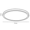 Nordlux Oja 29 3-step Dim ceiling lamp