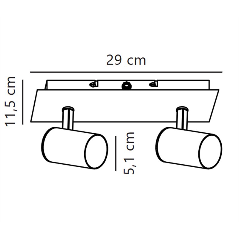 Nordlux Frida - 2 ceiling lamp