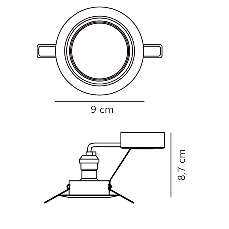 Nordlux Triton [IP23] 3-kit recessed spot