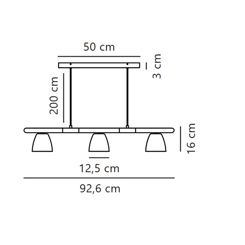 Nordlux Theo 93 suspension lamp