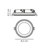 Nordlux Elkton 8 3-step recessed spot