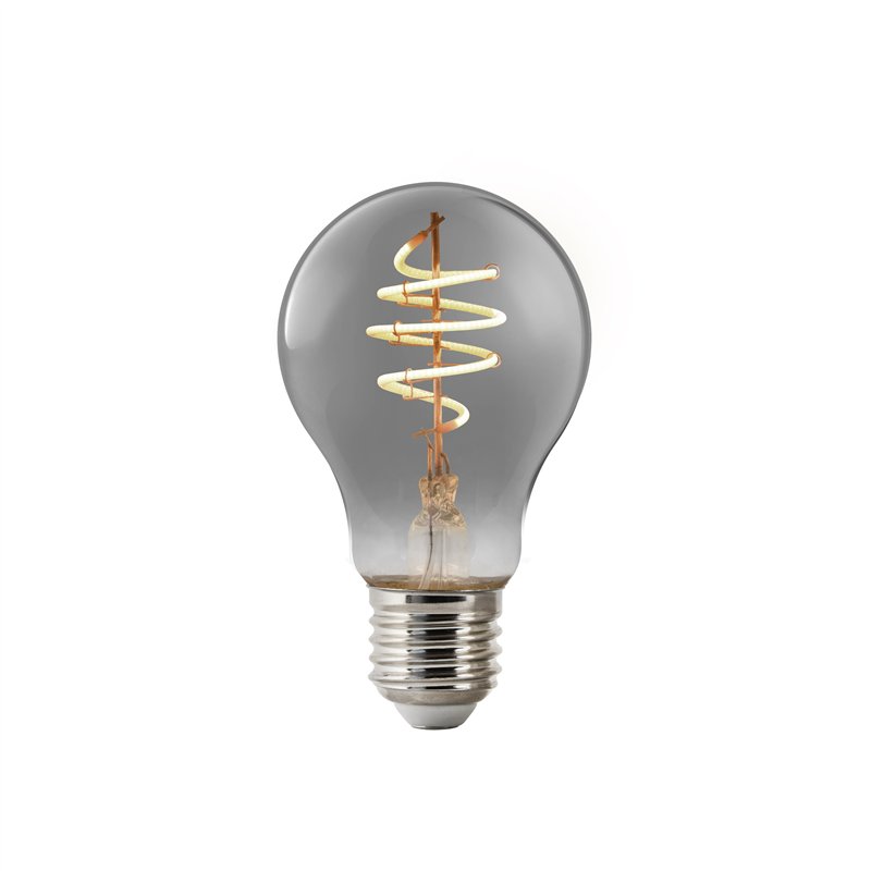 Nordlux A60 Smart Filament Smoked Deco spiral