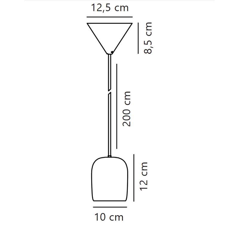 Nordlux Notti 10 suspension lamp