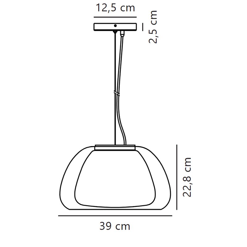 Nordlux Jelly 39 suspension lamp