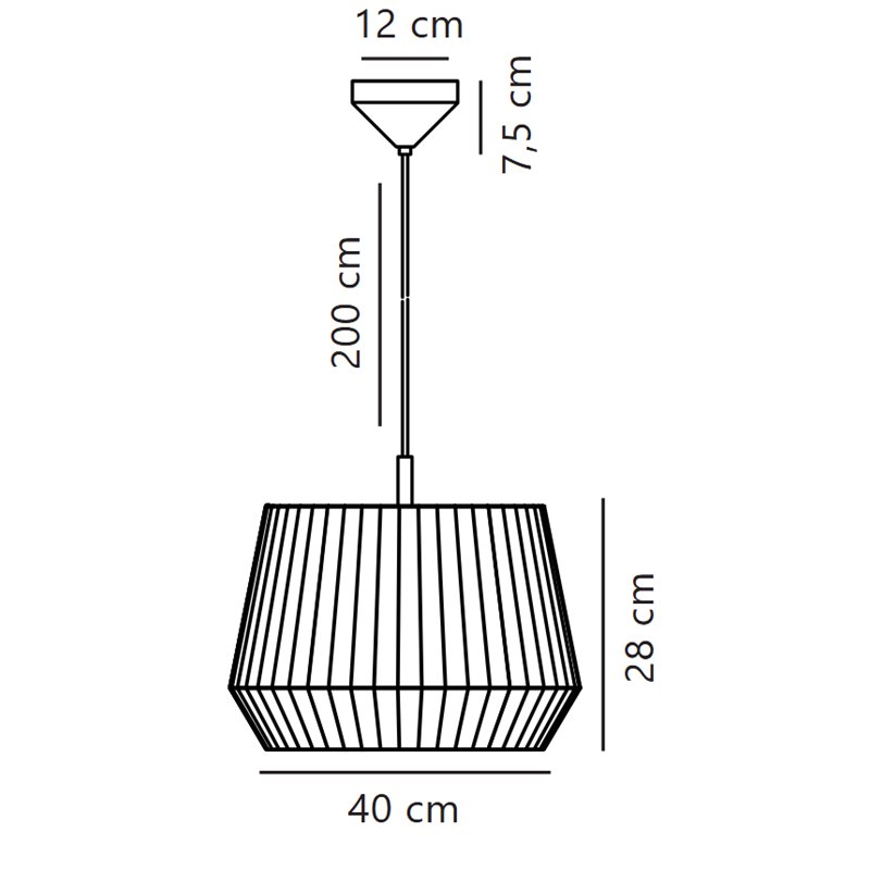 Nordlux Dicte 40 suspension lamp