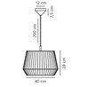 Nordlux Dicte 40 suspension lamp