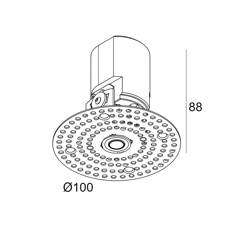 Delta Light Nime Ii Trimless recessed spot