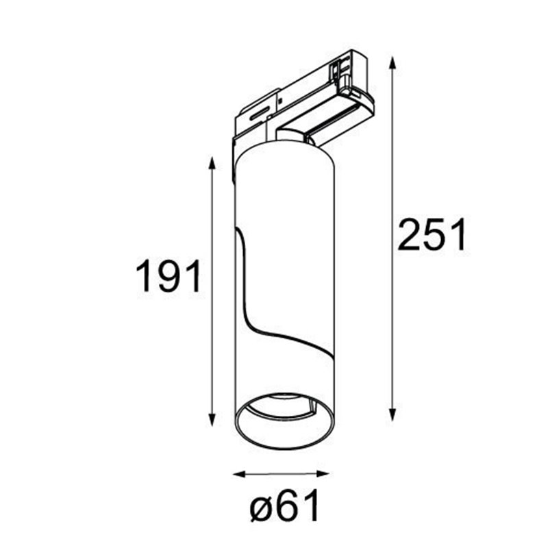 Modular Semih 61 track LED GI 