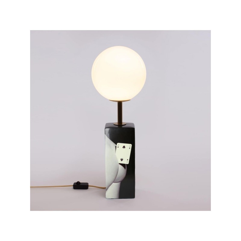 SELETTI Toiletpaper Table lamp - Two of Spades