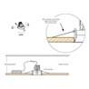 Wever & Ducré DEEP ADJUST 1.0 LED wire springs Einbaustrahler