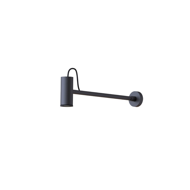 Wever & Ducré ROOMOR WALL 1.0 Shade 1.0 Wandlampe - Rot + Grau Velt - Outlet