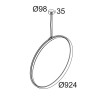 Delta Light SUPERLOOP VC 90 SBL Hängelampe