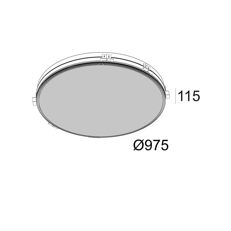 Delta Light SUPERNOVA LINE TRIMLESS 95 TW DIM5 Einbaustrahler