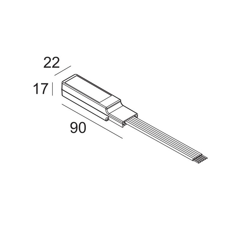Delta Light 24V-DC / 2 x 4A WIRELESS DIM UNIT