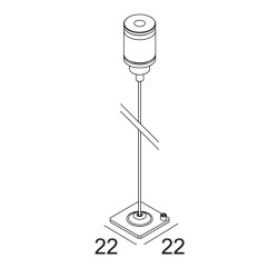 Delta Light Slm - Cable Suspension Single 1,6M