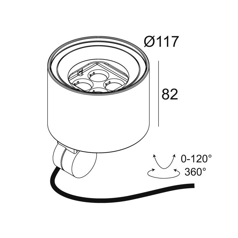 Delta Light FRAX SB Stehlampe / Wandlampe