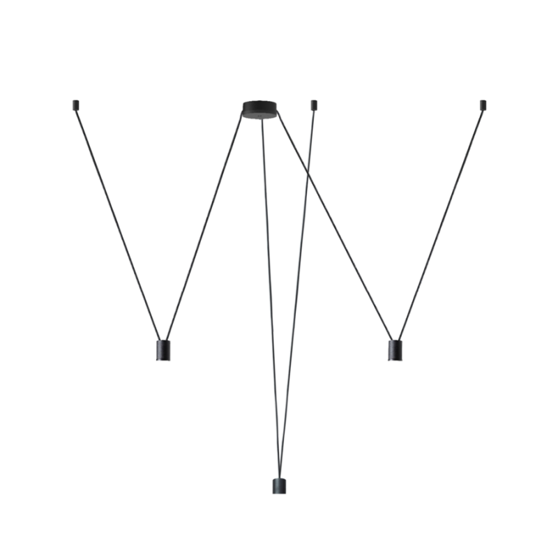 Wever & Ducré Suspension Set | E27 | 6.0 m | for 3 WIRO Decenter 3.0