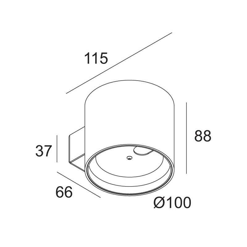 Delta Light ORBIT LED DIM8 Wall lamp