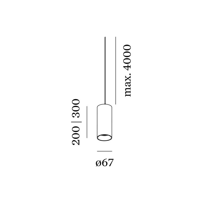 Wever & Ducré Ray Suspended 3.0 PAR16 Hängelampe