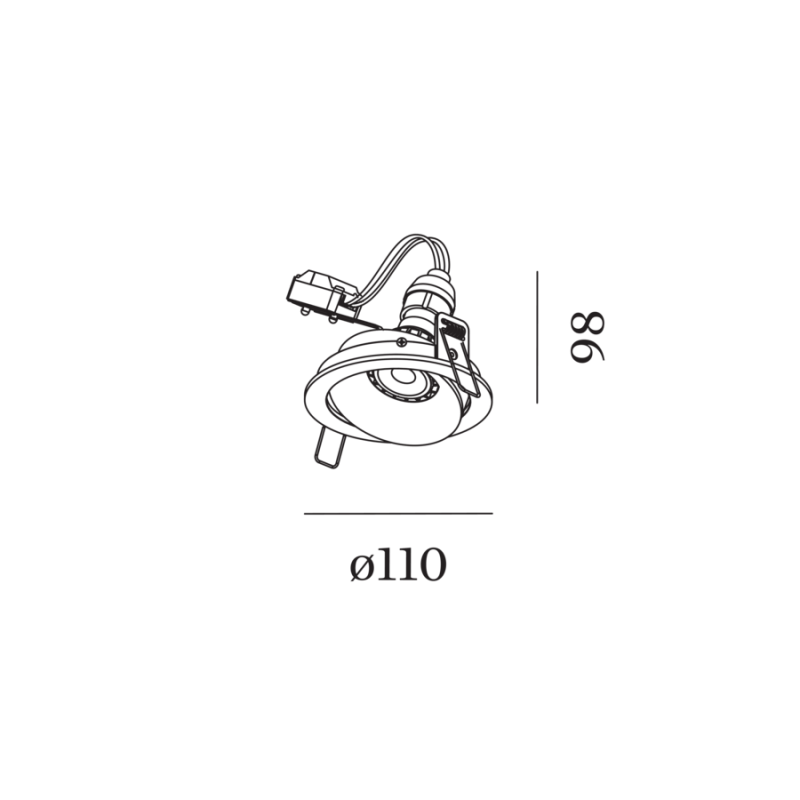 Wever & Ducré Rony Adjust 1.0 PAR16 Recessed spot