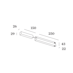 Wever & Ducré In Track Driver 250W Strex System | Surface