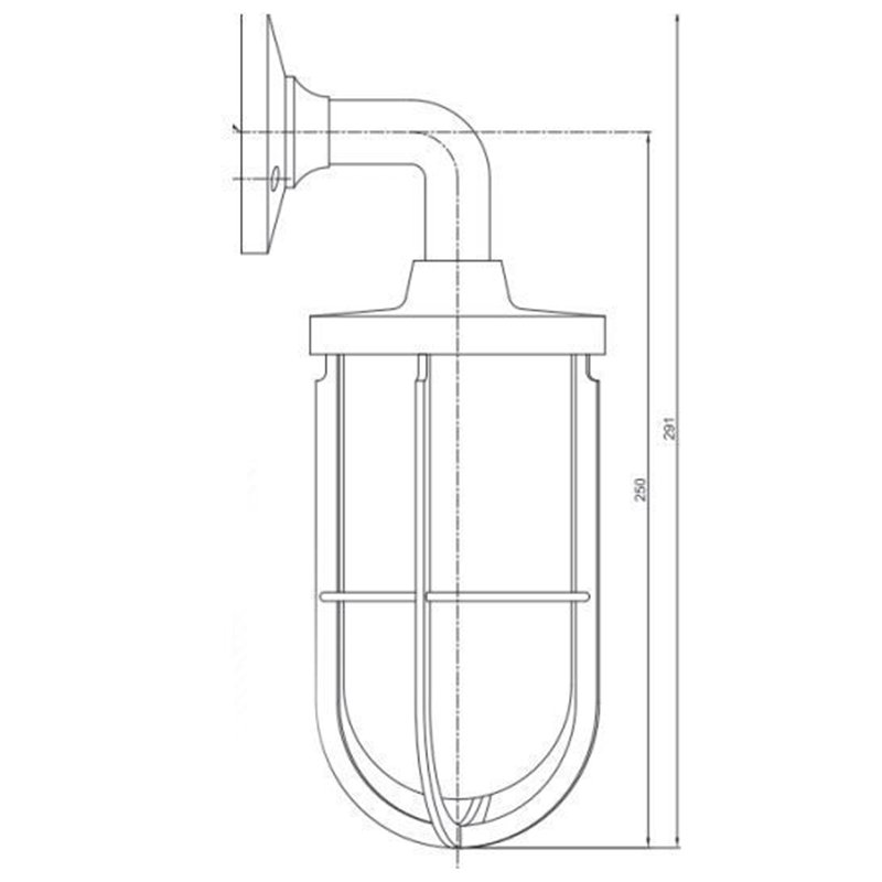 Tekna C DOCKLIGHT WALL Wandlampe