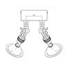 Tekna NAUTIC Lilley Spot Twin LED Ceiling lamp